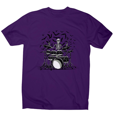 Skeleton drummer men's t-shirt - Graphic Gear