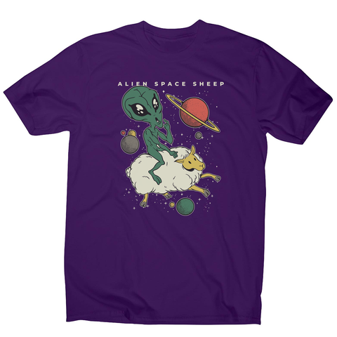 Alien space sheep men's t-shirt - Graphic Gear