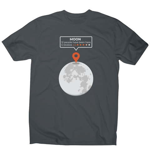 Moon location men's t-shirt - Graphic Gear