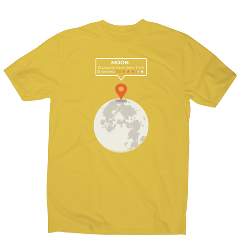 Moon location men's t-shirt - Graphic Gear