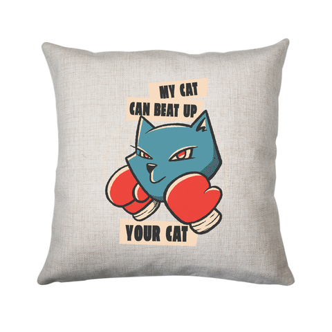 My cat quote cushion cover pillowcase linen home decor - Graphic Gear