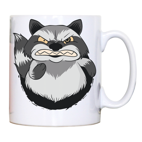 Angry raccoon mug coffee tea cup - Graphic Gear