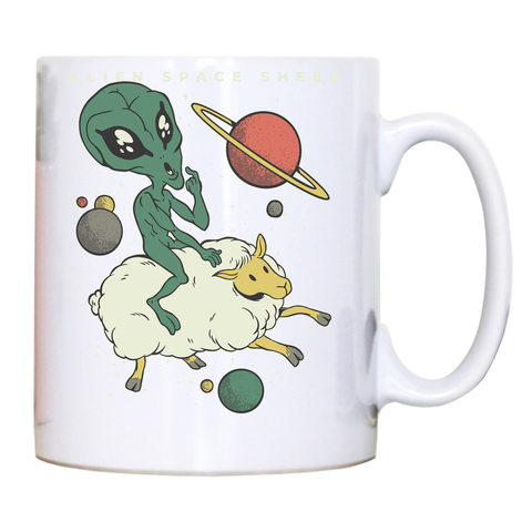 Alien space sheep mug coffee tea cup - Graphic Gear