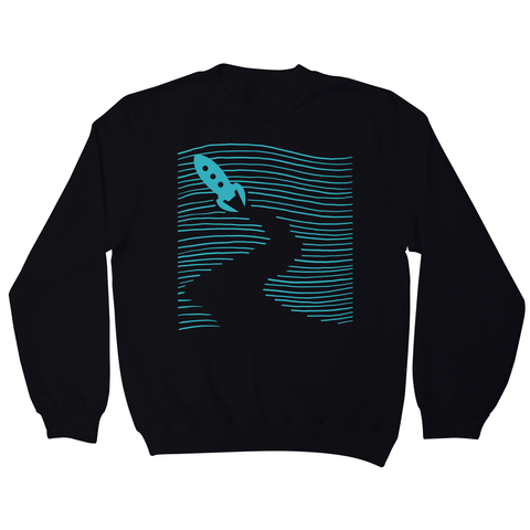 Rocketship path sweatshirt - Graphic Gear