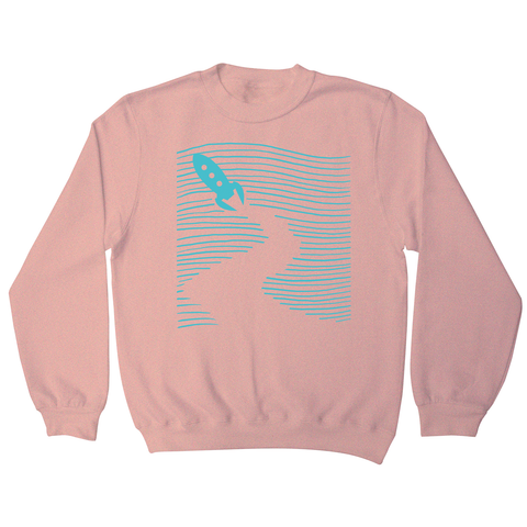 Rocketship path sweatshirt - Graphic Gear