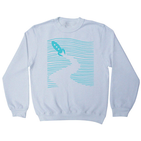Rocketship path sweatshirt - Graphic Gear