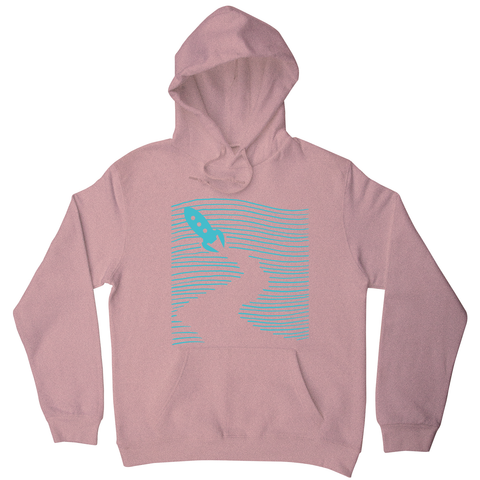 Rocketship path hoodie - Graphic Gear