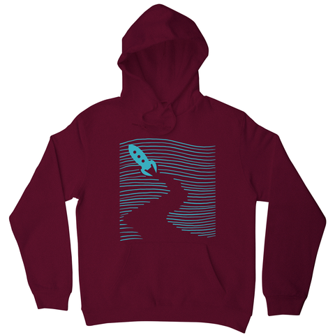 Rocketship path hoodie - Graphic Gear