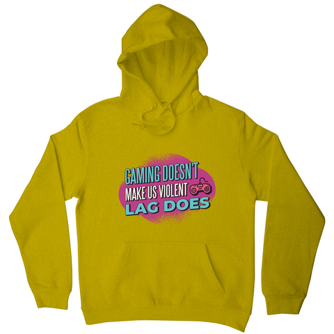 Gaming violence quote hoodie - Graphic Gear