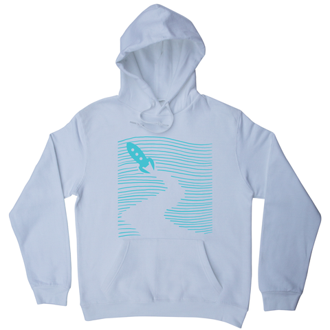Rocketship path hoodie - Graphic Gear
