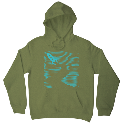 Rocketship path hoodie - Graphic Gear