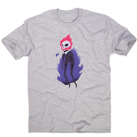 Halloween flaming skull men's t-shirt - Graphic Gear