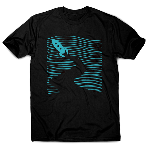 Rocketship path men's t-shirt - Graphic Gear
