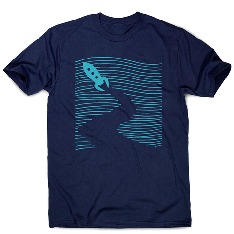 Rocketship path men's t-shirt - Graphic Gear