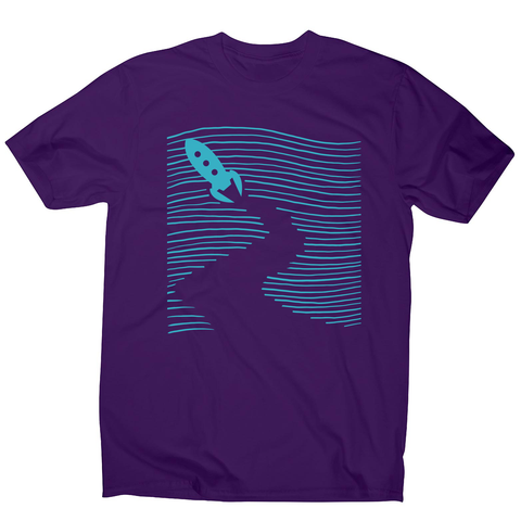 Rocketship path men's t-shirt - Graphic Gear