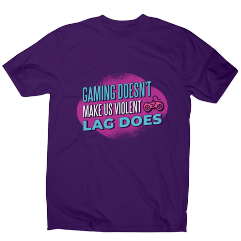 Gaming violence quote men's t-shirt - Graphic Gear