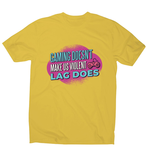 Gaming violence quote men's t-shirt - Graphic Gear
