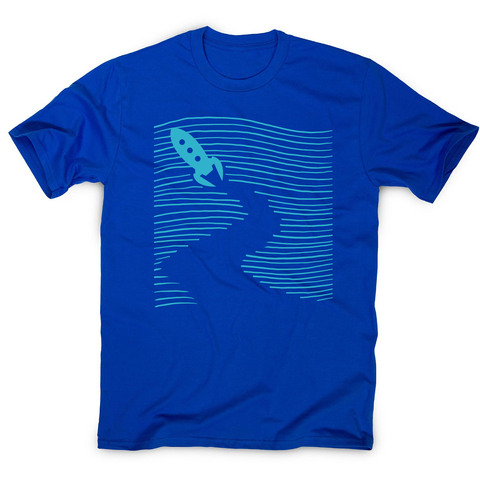 Rocketship path men's t-shirt - Graphic Gear