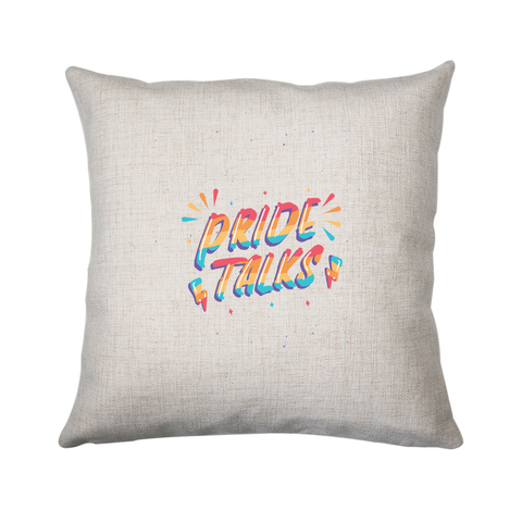 Pride talks cushion cover pillowcase linen home decor - Graphic Gear