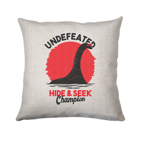 Hide seek nessie cushion cover pillowcase linen home decor - Graphic Gear