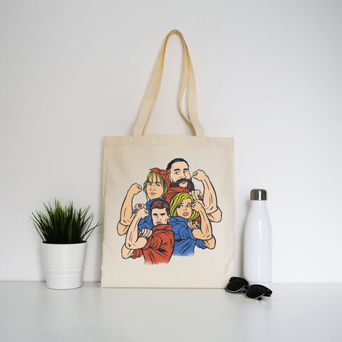 Empowered family tote bag canvas shopping - Graphic Gear