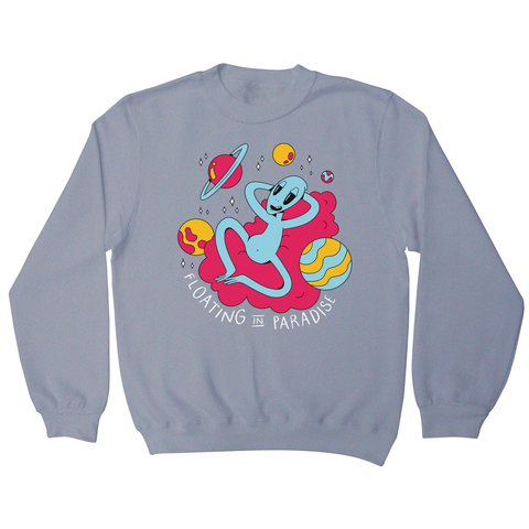 Chilling alien sweatshirt - Graphic Gear