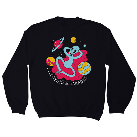 Chilling alien sweatshirt - Graphic Gear
