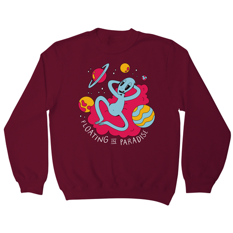 Chilling alien sweatshirt - Graphic Gear