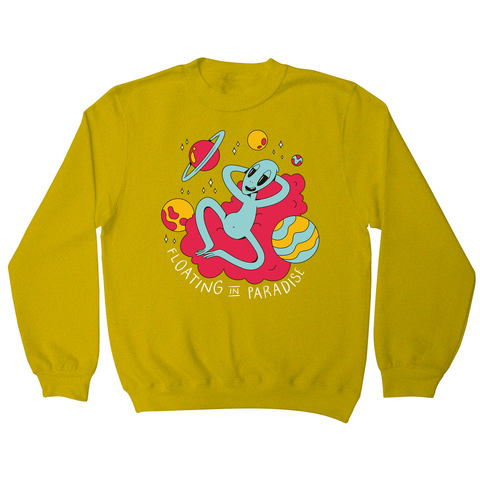 Chilling alien sweatshirt - Graphic Gear