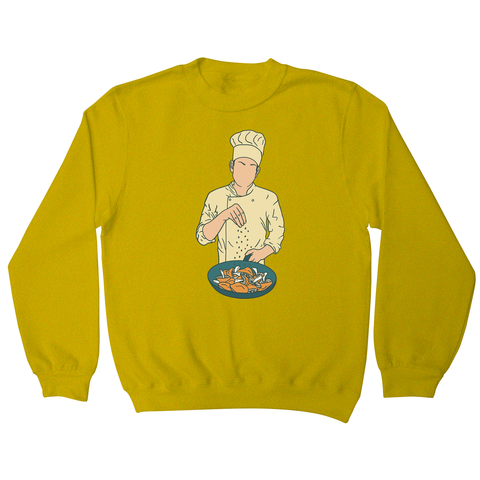Chef salting mushrooms sweatshirt - Graphic Gear