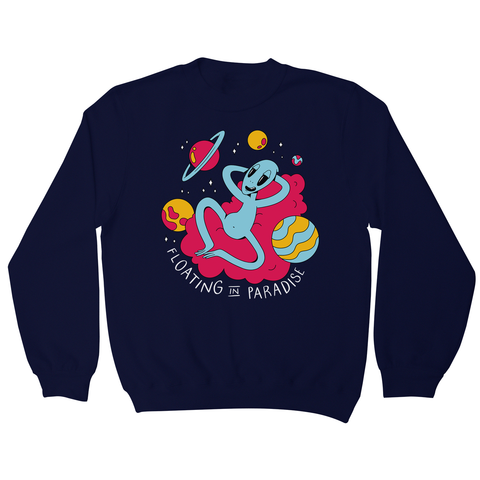 Chilling alien sweatshirt - Graphic Gear