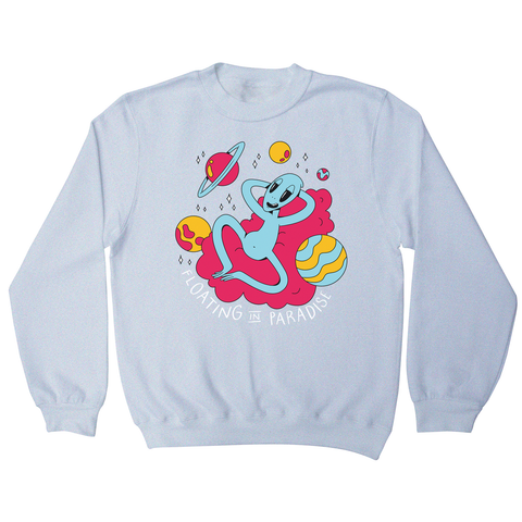 Chilling alien sweatshirt - Graphic Gear