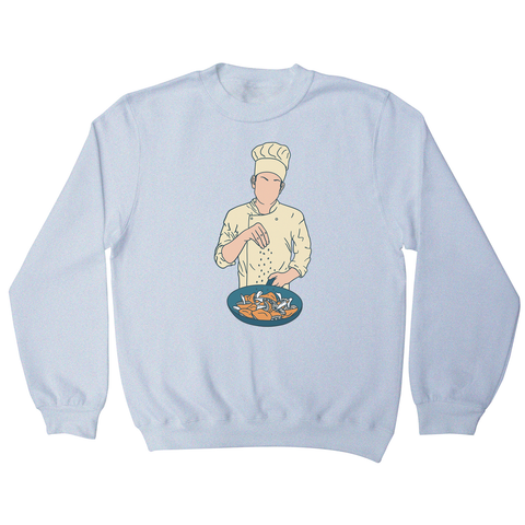 Chef salting mushrooms sweatshirt - Graphic Gear