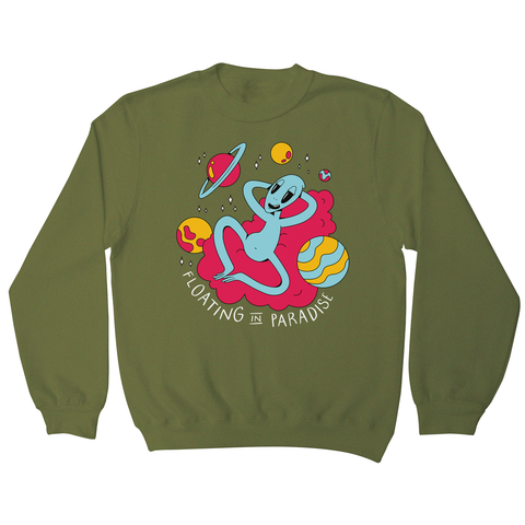 Chilling alien sweatshirt - Graphic Gear