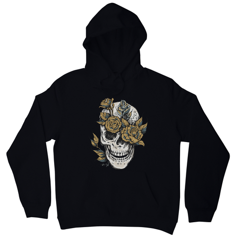 Flower skull hoodie - Graphic Gear