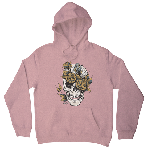 Flower skull hoodie - Graphic Gear