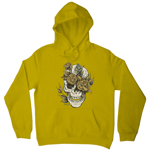 Flower skull hoodie - Graphic Gear