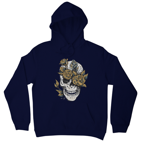 Flower skull hoodie - Graphic Gear