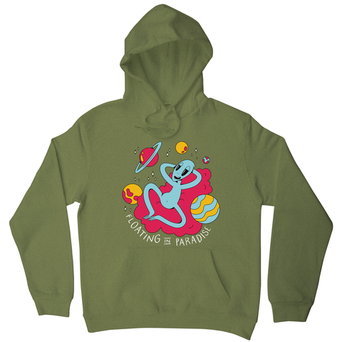 Chilling alien hoodie - Graphic Gear