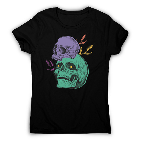 Creepy skulls women's t-shirt - Graphic Gear