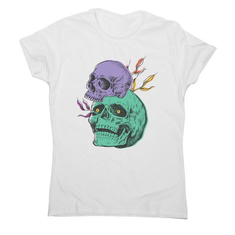 Creepy skulls women's t-shirt - Graphic Gear