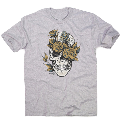 Flower skull men's t-shirt - Graphic Gear