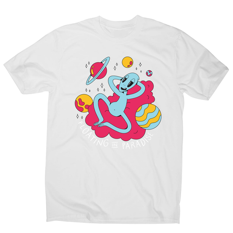Chilling alien men's t-shirt - Graphic Gear