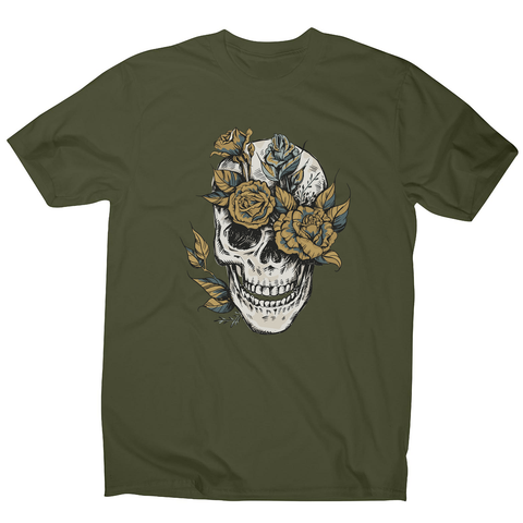 Flower skull men's t-shirt - Graphic Gear