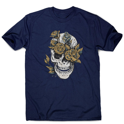 Flower skull men's t-shirt - Graphic Gear