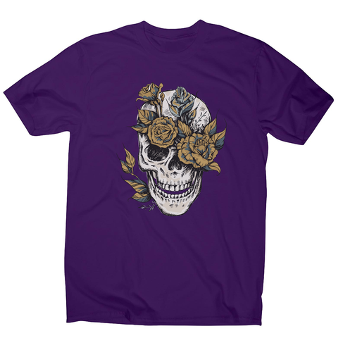 Flower skull men's t-shirt - Graphic Gear