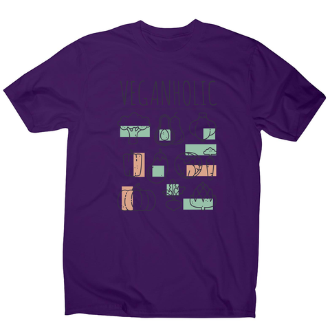 Veganholic men's t-shirt - Graphic Gear