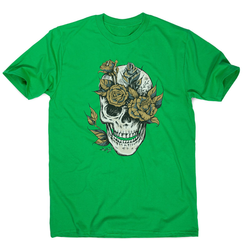 Flower skull men's t-shirt - Graphic Gear