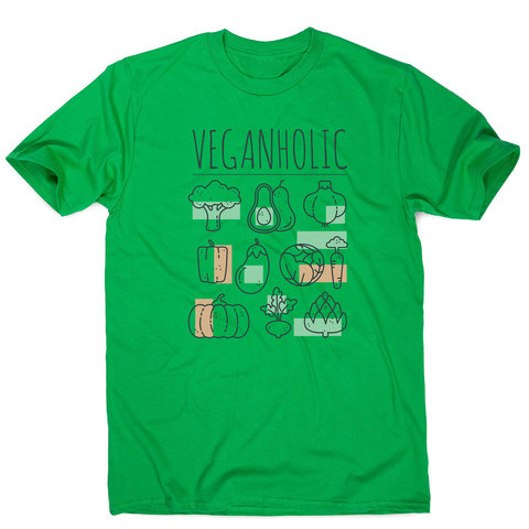 Veganholic men's t-shirt - Graphic Gear