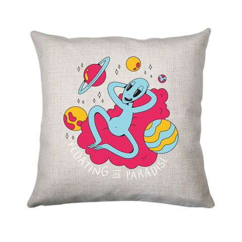 Chilling alien cushion cover pillowcase linen home decor - Graphic Gear